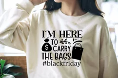 I'm Here To Carry The Bags SVG, True Crime Queen SVG Design Product Image 2