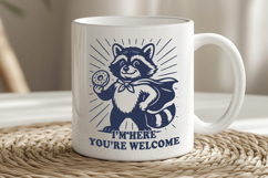 Funny Superhero Raccoon SVG PNG Cute Print for Shirts, Mugs Product Image 3