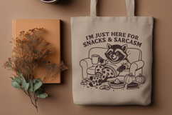 Funny Fall SVG Bundle | Snarky Raccoon Autumn PNG Designs Product Image 6