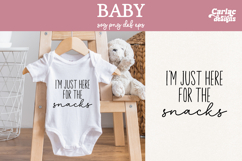 I&#039;m Just Here for the Snacks SVG