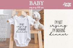 I&#039;m Not Crying I&#039;m Ordering Dinner SVG