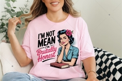 I'm Not mean I'm Brutally honest PNG,Retro Housewife PNG Product Image 5
