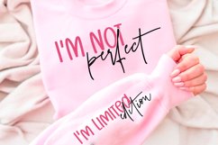 I'm Limited Edition Sleeve SVG, Inspirational SVG Design Product Image 1