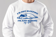 I'm Not Sleeping SVG - Funny Capybara PNG - Resting My Eyes Product Image 2