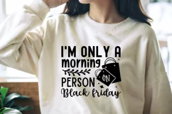 I'm Only A Morning Person SVG, True Crime Queen SVG Design Product Image 2