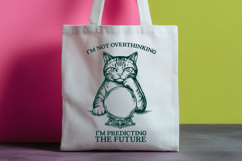 Overthinking Cat Predicting Future SVG Graphic Product Image 2