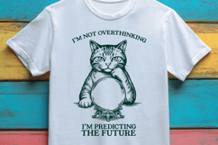 Overthinking Cat Predicting Future SVG Graphic Product Image 3