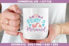 I'm really a Mermaid SVG | Mermaid SVG | Mermaid Quotes SVG Product Image 2