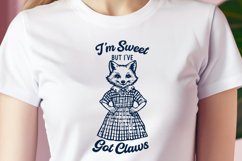 I’m Sweet but I’ve Got Claws SVG | Vintage Fox Illustration Product Image 2