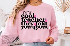 Im The Cool Teacher They Told You About SVG PNG Product Image 2