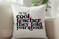 Im The Cool Teacher They Told You About SVG PNG Product Image 7