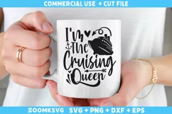 I'm the cruising queen SVG | Cruise SVG | Summer SVG Product Image 2