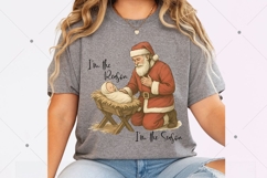 I'm The Reason I'm The Seaon, Christmas Santa Jesus Png Product Image 5