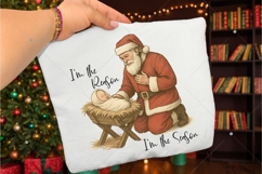 I'm The Reason I'm The Seaon, Christmas Santa Jesus Png Product Image 1