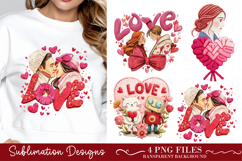 Valentine's Day Love Sublimation Design Product Image 1