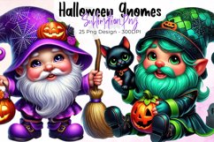 Halloween Gnomes Sublimation Bundle Product Image 1