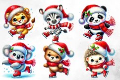 Christmas Animal Clipart Bundle Product Image 2