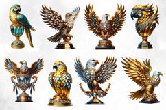 Luxurious Bird Trophy Clipart Product Image 3