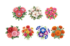 Watercolor Flowers Clipart Bundle Product Image 2