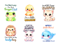 86 Cute Funny Animal Quotes PNG Bundle for Shirts and Mugs Product Image 4