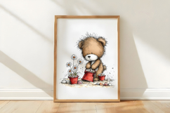 Tropical Sandcastle Bear Clipart Product Image 3