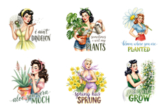 Funny Retro Gardening Sublimation PNG Bundle Product Image 6