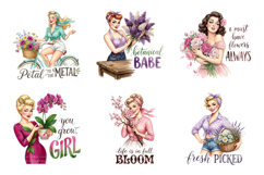 Funny Retro Gardening Sublimation PNG Bundle Product Image 8