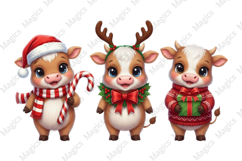 Cow Christmas Lights Png Product Image 1