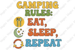 Camping Rules Eat, Sleep, Repeat Png Product Image 1