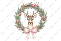 Coquette Reindeer, Christmas png Product Image 1
