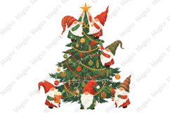 Deck the Halls with Gnomes PNG Sublimation Product Image 1