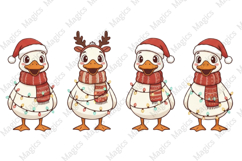 Funny Duck Christmas PNG Product Image 1
