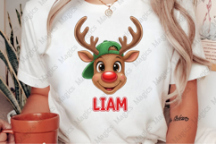 Custom Reindeer Christmas With Kid Names Png Product Image 2