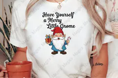 Have Yourself a Merry Little Gnome PNG Sublimation Product Image 2