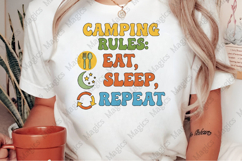 Camping Rules Eat, Sleep, Repeat Png Product Image 2