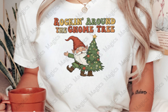 Rockin’ Around the Gnome Tree PNG Sublimation Product Image 2