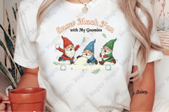 Snow Much Fun with My Gnomes PNG Sublimation Product Image 2