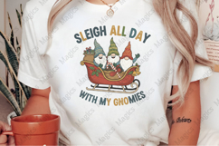 Sleigh All Day with My Gnomes PNG Sublimation Product Image 2