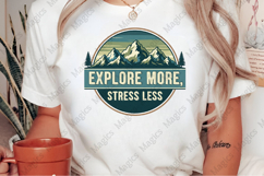 Explore More, Stress Less png Product Image 2