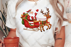 Santa Png Reindeer snowman png Product Image 2
