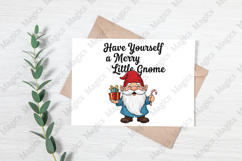Have Yourself a Merry Little Gnome PNG Sublimation Product Image 3