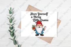 Have Yourself a Merry Little Gnome PNG Sublimation Product Image 3