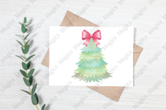 Glitter Christmas Tree Coquette Png Product Image 3