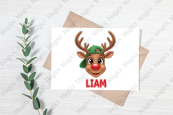 Custom Reindeer Christmas With Kid Names Png Product Image 3