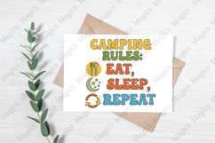 Camping Rules Eat, Sleep, Repeat Png Product Image 3