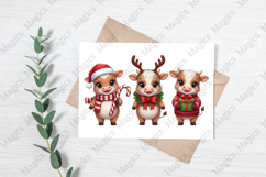 Cow Christmas Lights Png Product Image 3