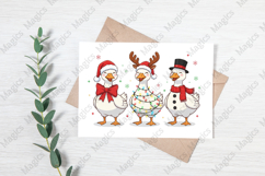 Vintage Santa Goose PNG Funny Product Image 3