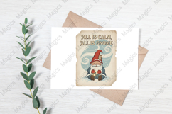All is Calm, All is Gnome , PNG Sublimation Product Image 3