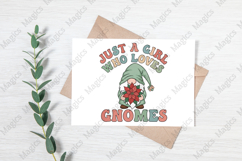 Just a Girl Who Loves Gnomes PNG Sublimation Product Image 3