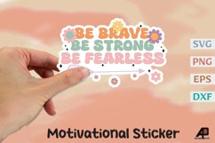 Motivational Quotes Design SVG PNG Product Image 1